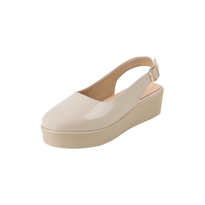 Mochi Women Beige Casual Sandals (SKU: 31-1137-20-37)