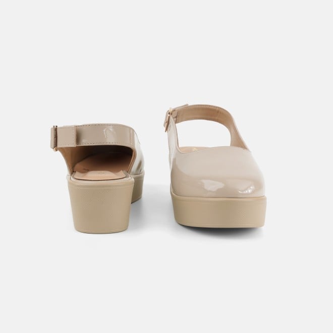 Mochi Women Beige Casual Sandals (SKU: 31-1137-20-37)