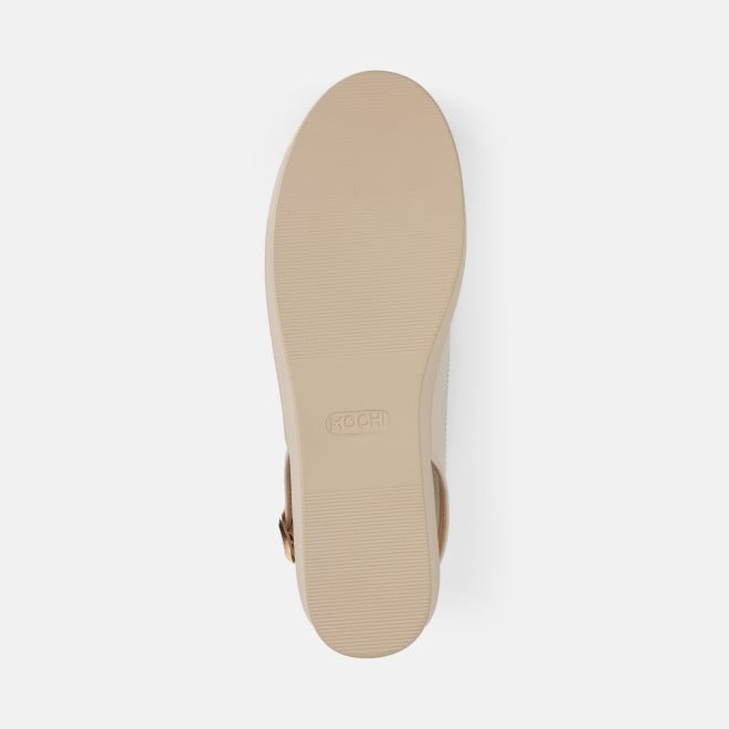 Mochi Women Beige Casual Sandals (SKU: 31-1137-20-37)