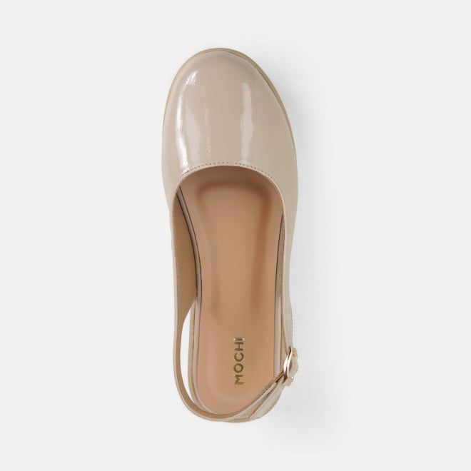 Mochi Women Beige Casual Sandals (SKU: 31-1137-20-37)
