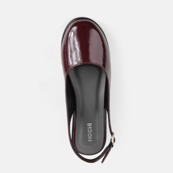 Mochi Women Maroon Casual Sandals (SKU: 31-1137-44-36)