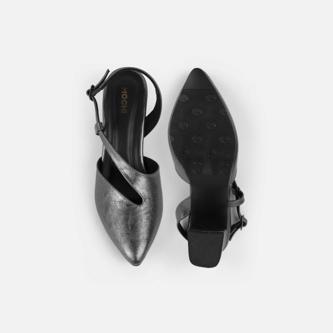 Mochi Women Grey Formal Sandals (SKU: 31-1140-14-36)