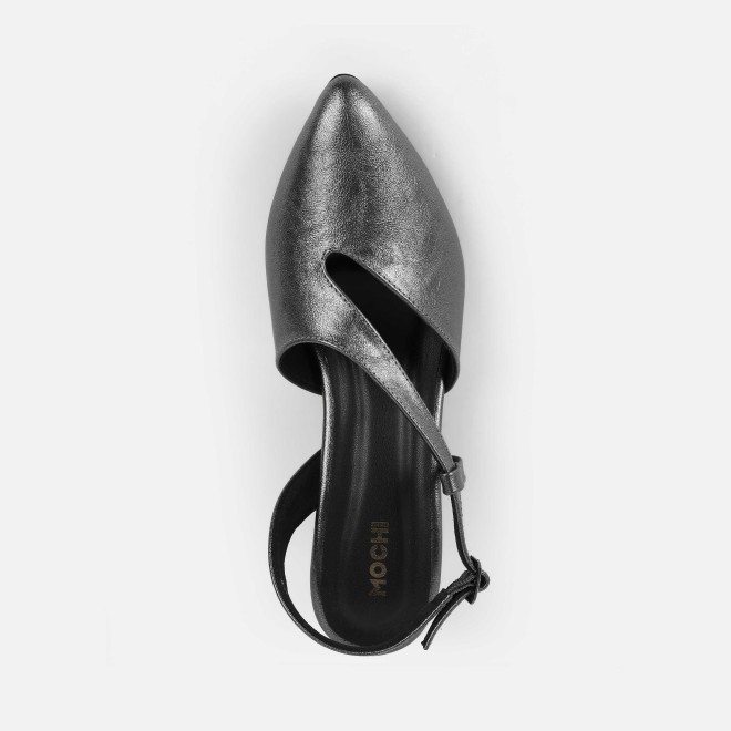 Mochi Women Grey Formal Sandals (SKU: 31-1140-14-36)