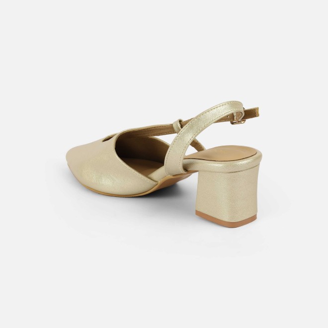 Mochi Women Gold Formal Sandals (SKU: 31-1140-15-36)