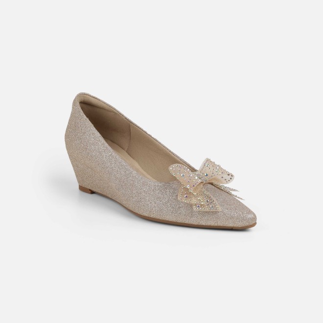 Mochi Women Gold Party Pumps (SKU: 31-1157-15-36)