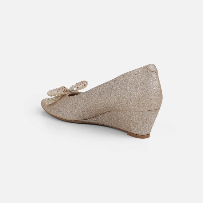 Mochi Women Gold Party Pumps (SKU: 31-1157-15-36)