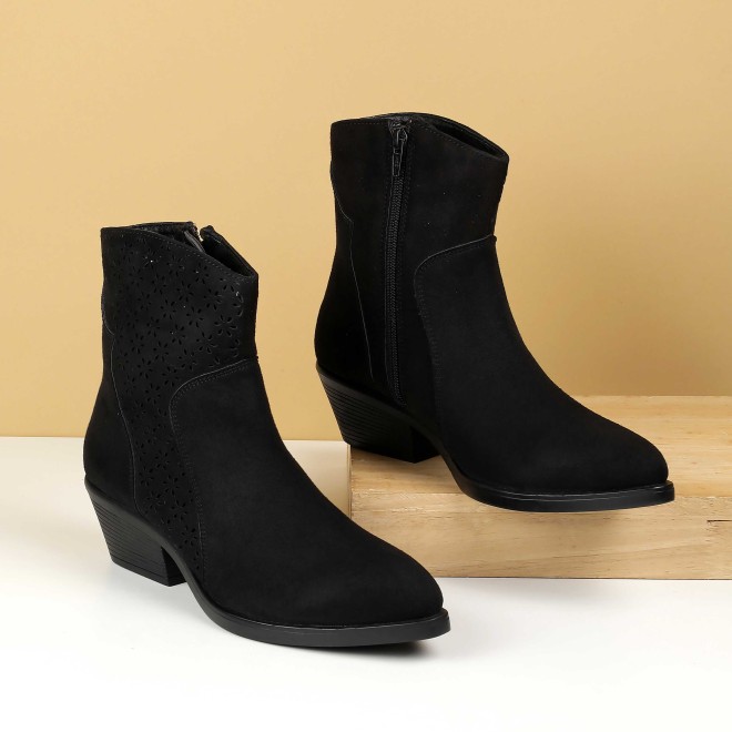 Women Black Party Boots