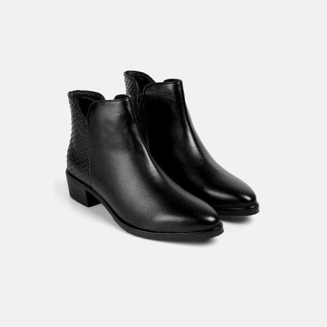 Mochi Women Black Party Boots (SKU: 31-1223-11-36)