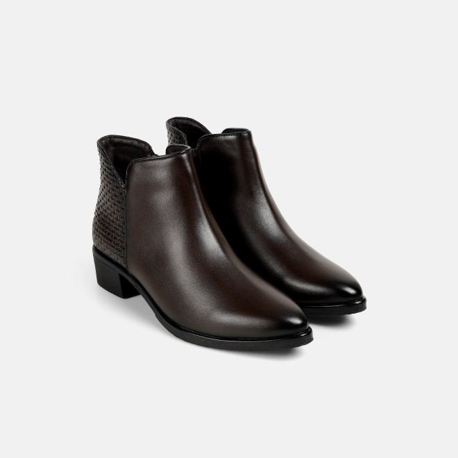 Mochi Women Brown Party Boots (SKU: 31-1223-12-36)