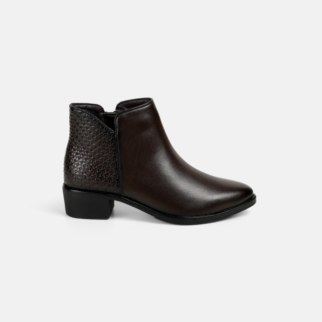 Mochi Women Brown Party Boots (SKU: 31-1223-12-36)