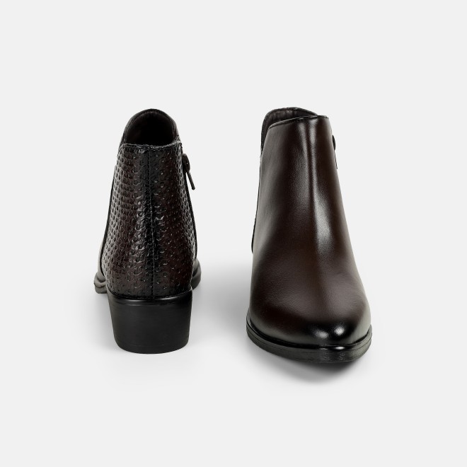 Mochi Women Brown Party Boots (SKU: 31-1223-12-36)