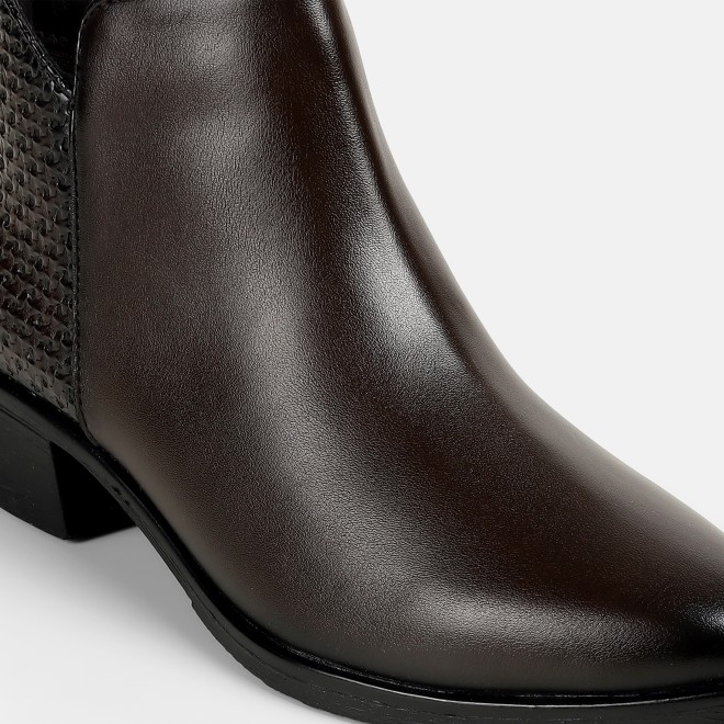 Mochi Women Brown Party Boots (SKU: 31-1223-12-36)