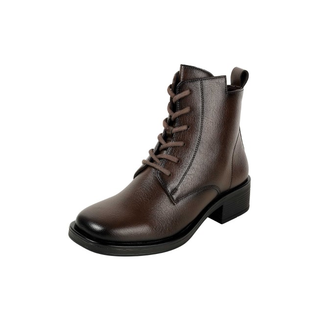 Mochi Women Brown Casual Boots (SKU: 31-1224-12-36)