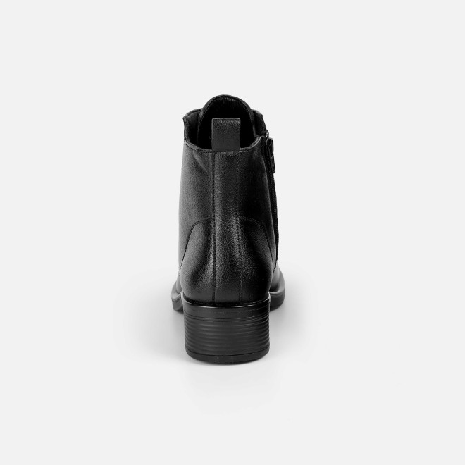 Mochi Women Black Casual Boots (SKU: 31-1224-11-36)