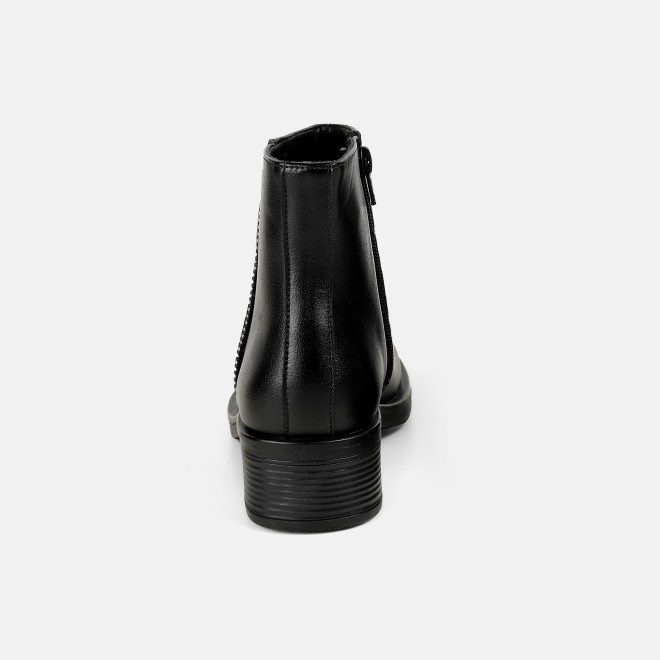 Mochi Women Black Casual Boots (SKU: 31-1225-11-36)
