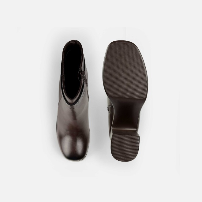 Mochi Women Brown Casual Boots (SKU: 31-1230-12-36)