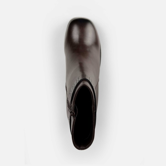 Mochi Women Brown Casual Boots (SKU: 31-1230-12-36)