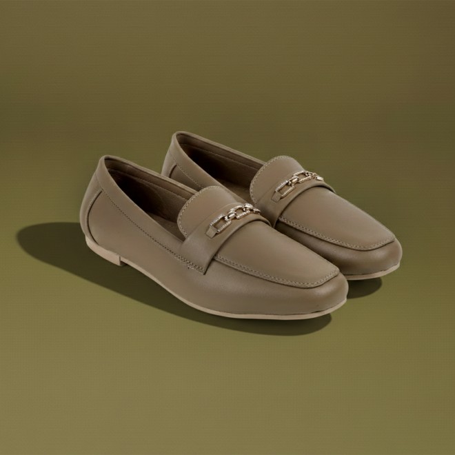Mochi Women Beige-red Formal Ballerinas