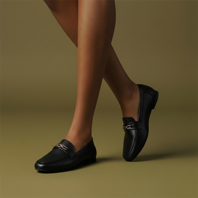 Mochi Women Black Formal Ballerinas (SKU: 31-1235-11-36)