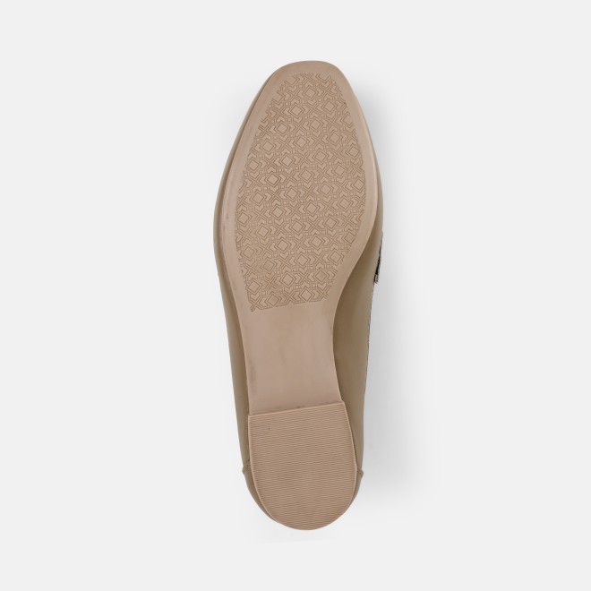 Mochi Women Beige-red Formal Ballerinas (SKU: 31-1235-89-36)