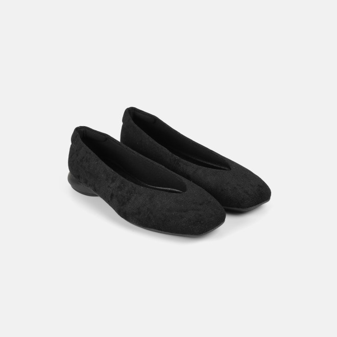 Mochi Women Black Casual Ballerinas (SKU: 31-1237-11-36)