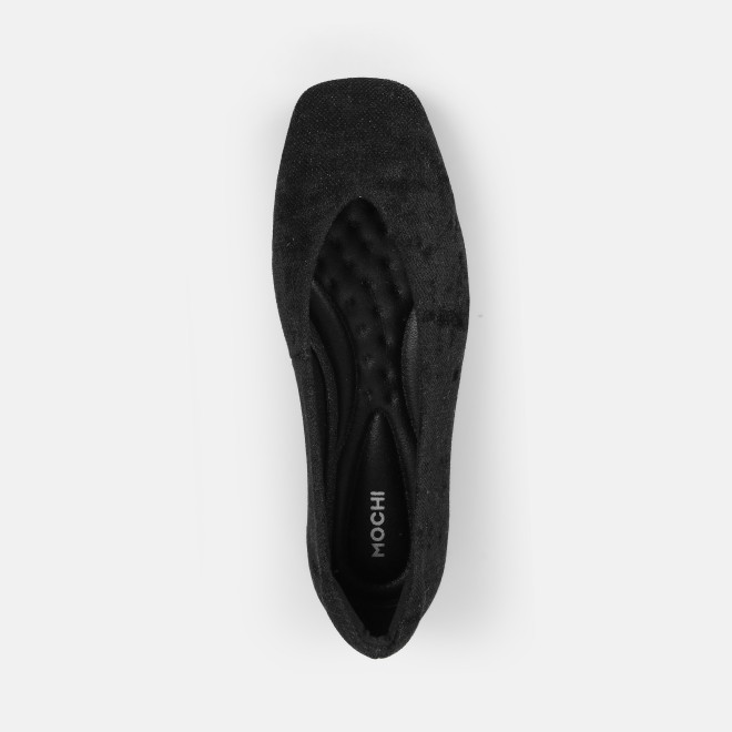 Mochi Women Black Casual Ballerinas (SKU: 31-1237-11-36)