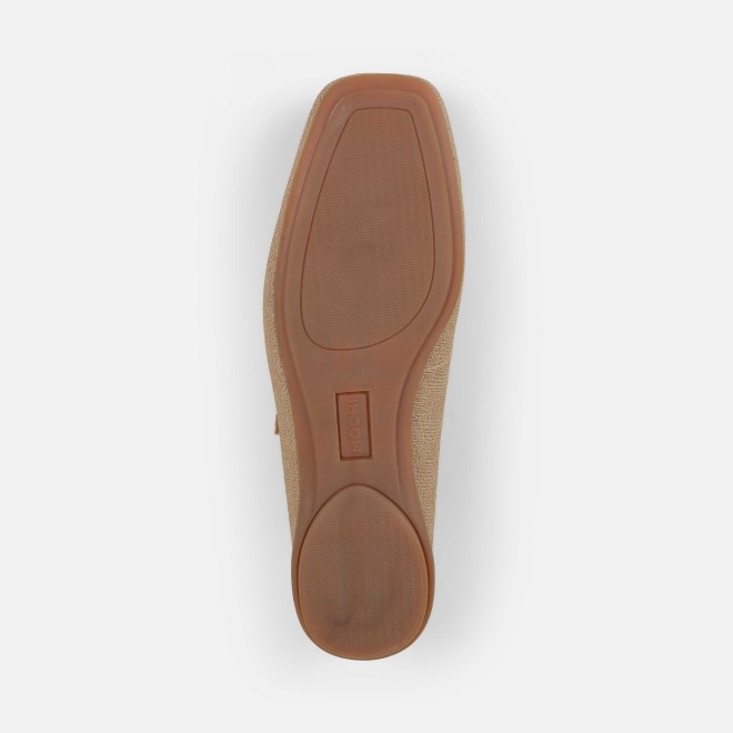 Mochi Women Beige Casual Ballerinas (SKU: 31-1238-20-36)