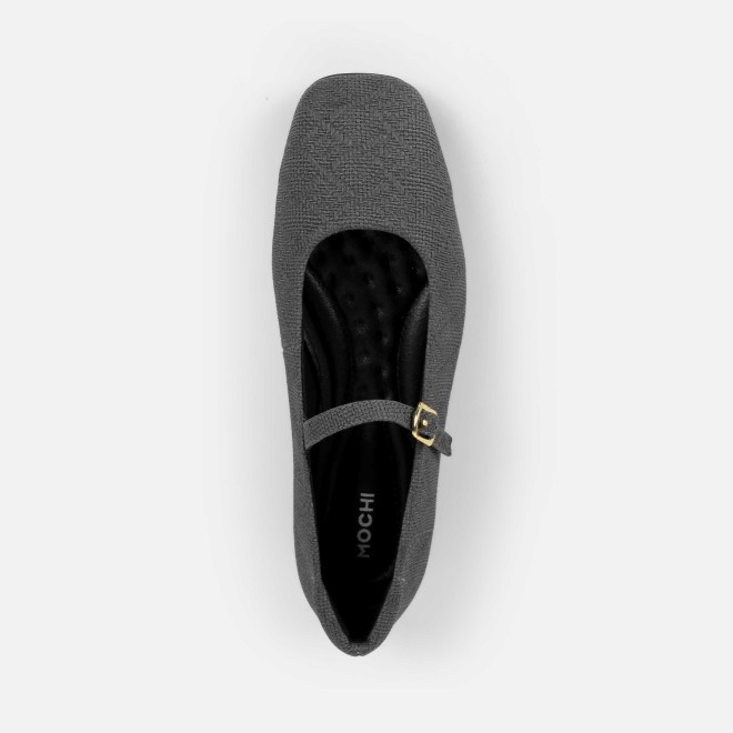 Mochi Women Grey Casual Ballerinas (SKU: 31-1238-14-36)