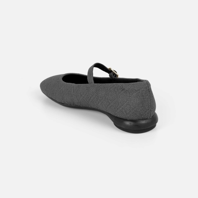 Mochi Women Grey Casual Ballerinas (SKU: 31-1238-14-36)