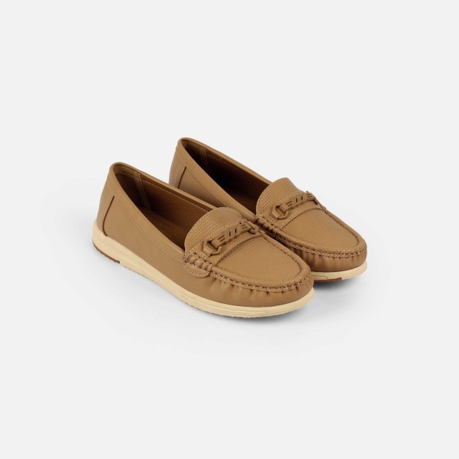 Mochi Women Beige-red Casual Loafers (SKU: 31-1244-89-36)