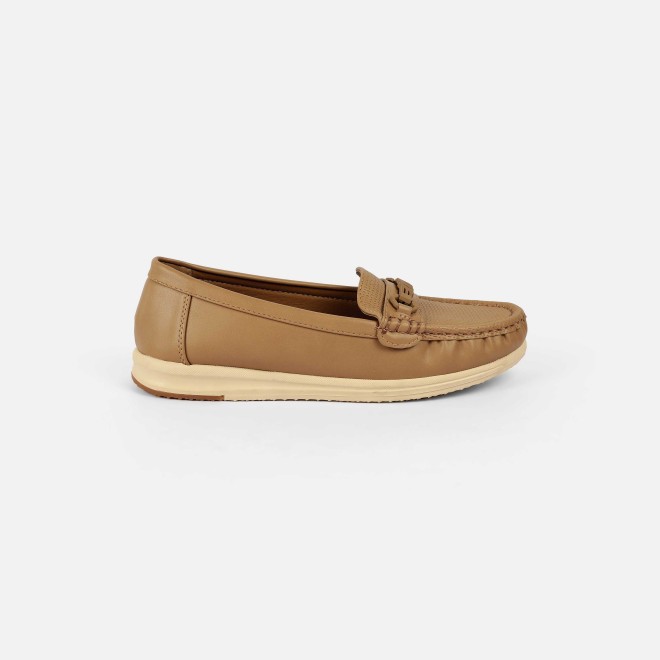 Mochi Women Beige-red Casual Loafers (SKU: 31-1244-89-36)