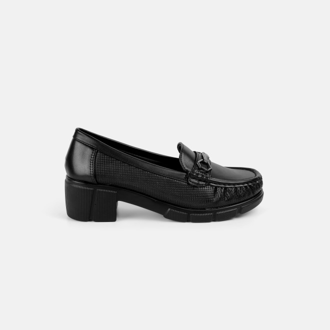 Mochi Women Black Casual Loafers (SKU: 31-1245-11-36)