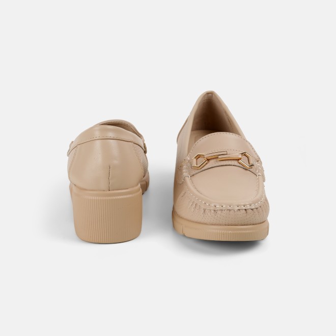 Mochi Women Beige Casual Loafers (SKU: 31-1245-20-36)