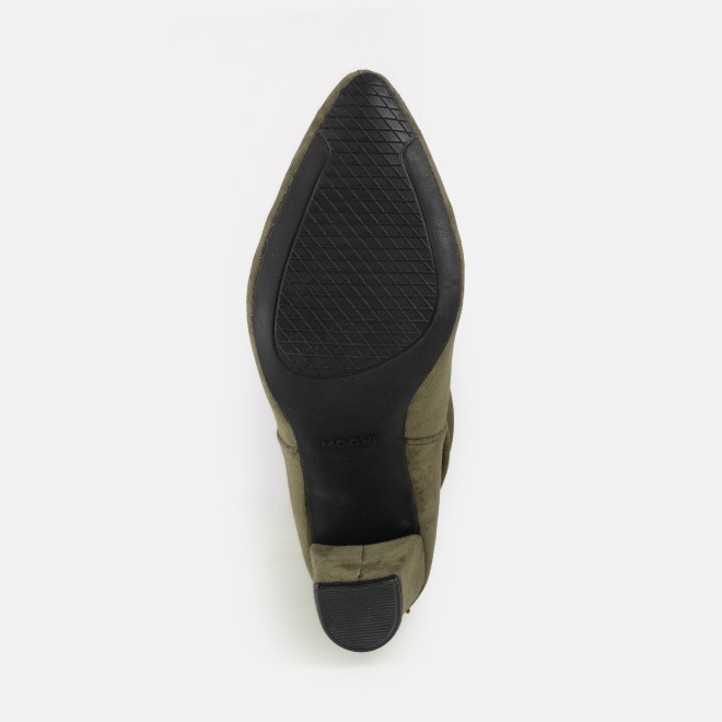 Mochi Women Olive Casual Boots (SKU: 31-1247-49-37)
