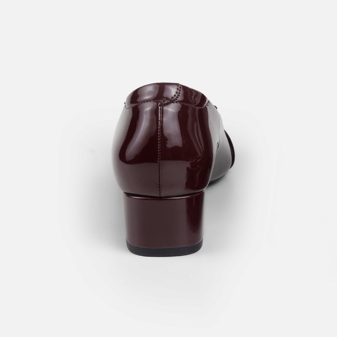 Mochi Women Maroon Formal Peep Toes (SKU: 31-1249-44-36)
