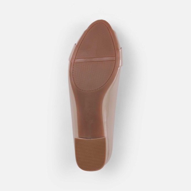 Mochi Women Beige Formal Peep Toes (SKU: 31-1249-20-36)