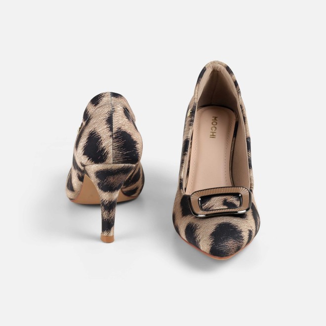 Mochi Women Beige Party Pumps (SKU: 31-1250-20-36)