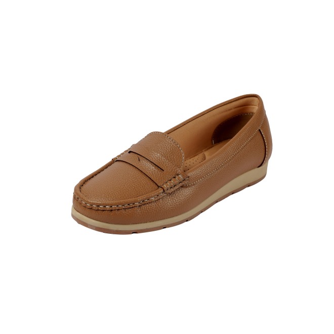 Mochi Women Beige-red Casual Loafers (SKU: 31-1256-89-36)