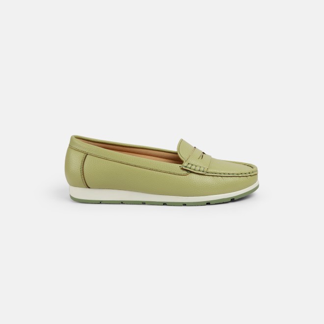 Mochi Women Green Casual Loafers (SKU: 31-1256-21-36)