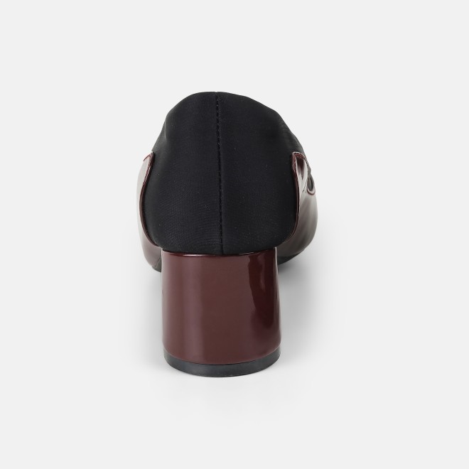 Mochi Women Maroon Formal Pumps (SKU: 31-1263-44-36)