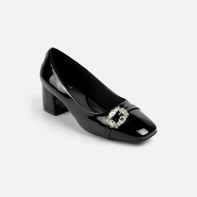 Mochi Women Black Party Pumps (SKU: 31-1266-11-36)