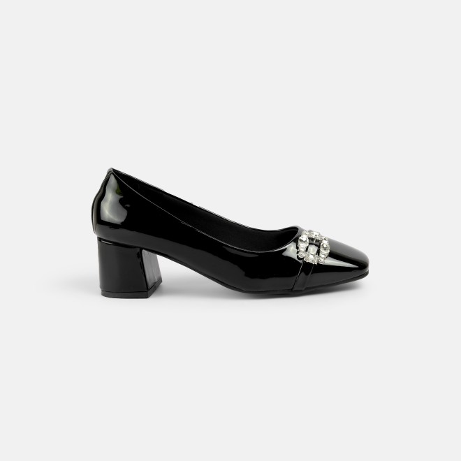 Mochi Women Black Party Pumps (SKU: 31-1266-11-36)