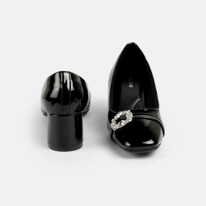 Mochi Women Black Party Pumps (SKU: 31-1266-11-36)