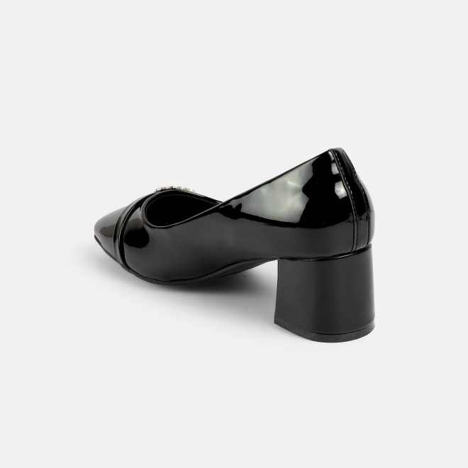 Mochi Women Black Party Pumps (SKU: 31-1266-11-36)