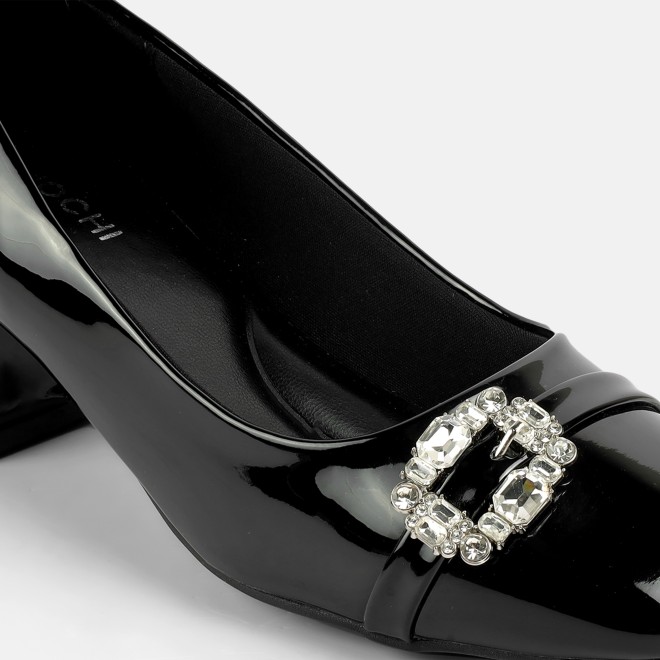 Mochi Women Black Party Pumps (SKU: 31-1266-11-36)