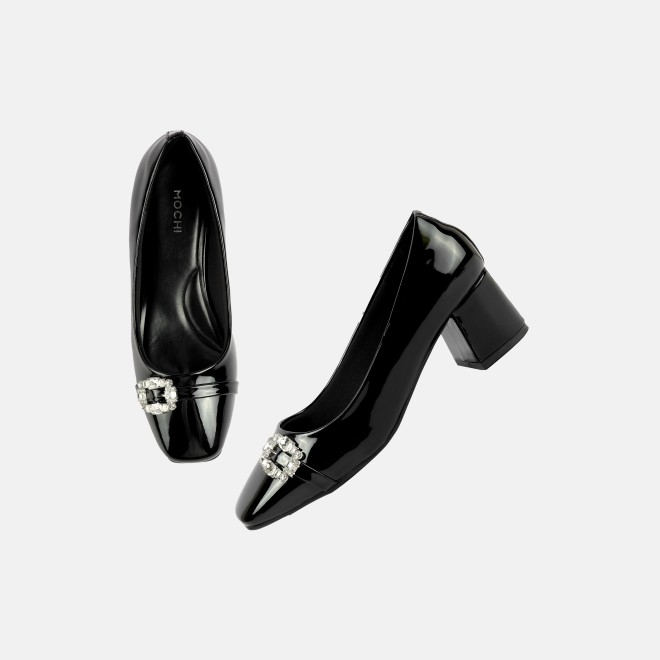 Mochi Women Black Party Pumps (SKU: 31-1266-11-36)