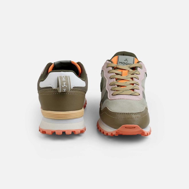 Mochi Women Green Sports Walking Shoes (SKU: 31-1282-21-37)