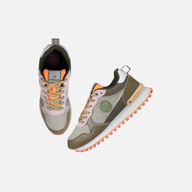 Mochi Women Green Sports Walking Shoes (SKU: 31-1282-21-37)