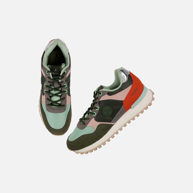 Mochi Women Green Sports Walking Shoes (SKU: 31-1283-21-36)