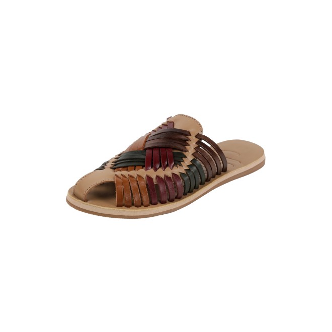 Mochi Women Beige-multi Casual Slip Ons (SKU: 31-1293-63-36)